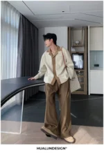 Рубашка "Hualun Different Color Detail Shirt" — изображение 9