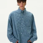 Рубашка "MADWITCH Blue Checkered Shirt"