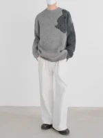 Свитер "DAZO Studio Other Color Sleeve Sweater" — изображение 7