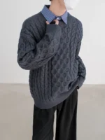 Свитер "DAZO Studio Combined Pattern Sweater"