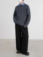 Свитер "DAZO Studio Combined Pattern Sweater" — изображение 8
