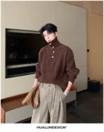 Свитер "Hualun High Collar Sweater" — изображение 11