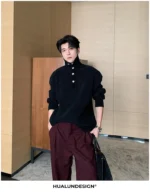 Свитер "Hualun High Collar Sweater" — изображение 6