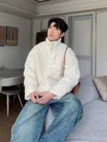 Свитер "Hualun Textured Knitted Sweater" — изображение 3