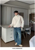 Свитер "Hualun Textured Knitted Sweater" — изображение 7
