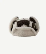 Шапка-ушанка "Head Gear Checkerboard Pattern Fur Hat" — изображение 12