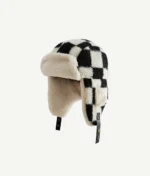 Шапка-ушанка "Head Gear Checkerboard Pattern Fur Hat" — изображение 5