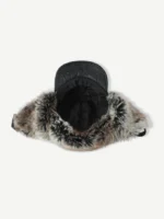 Шапка-ушанка "Head Gear Solid PU Leather Fur Hat" — изображение 7