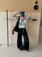 Джинсы "19 Studio Contrast Stitch Jeans" — изображение 11