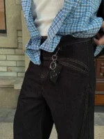 Джинсы "19 Studio Contrast Stitch Jeans" — изображение 9