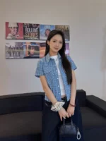 Рубашка "19 Studio Embroidery Plaid Shirt" — изображение 5
