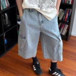 Шорты "19 Studio Patch Pocket Denim Shorts"