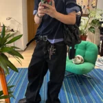 Джинсы "CGGA Raw Denim Black Jeans"