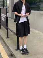 Костюм "DAZO Studio Relaxed Suit Shirt & Shorts"