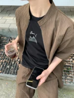 Костюм "DAZO Studio Relaxed Suit Shirt & Shorts" — изображение 12