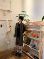 Костюм "DAZO Studio Relaxed Suit Shirt & Shorts" — изображение 9