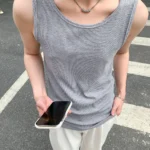Майка "DAZO Studio Elastic Pleated Tank Top"