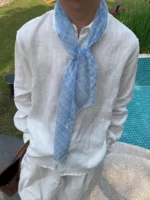 Платок "CiKC Studio Thin Blue Scarf" — изображение 4