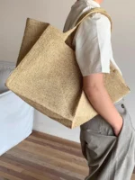 Сумка "CiKC Studio Temperament Raffia Bag" — изображение 3
