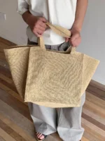 Сумка "CiKC Studio Temperament Raffia Bag" — изображение 5