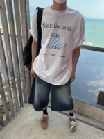 Футболка "19 Studio Korean Monogram T-Shirt" — изображение 2