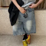 Шорты "19 Studio Branch Texture Denim Shorts"