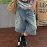 Шорты "19 Studio Tide Wash Denim Shorts"