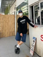 Шорты "CGGA Basic Navy Denim Shorts" — изображение 2