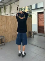 Шорты "CGGA Basic Navy Denim Shorts" — изображение 3