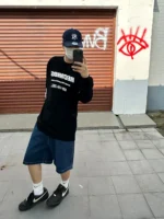 Шорты "CGGA Basic Navy Denim Shorts" — изображение 4
