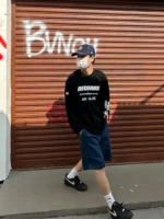 Шорты "CGGA Basic Navy Denim Shorts" — изображение 5