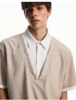 Рубашка "NOFUNNULL Two-Piece Waffle Shirt" — изображение 8