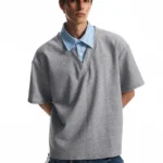 Рубашка "NOFUNNULL Two-Piece Striped Shirt"