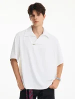 Рубашка "NOFUNNULL Slanted Collar Shirt" — изображение 2