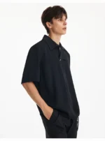 Рубашка "NOFUNNULL Slanted Collar Shirt" — изображение 3