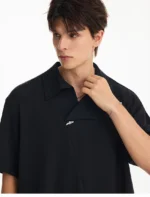 Рубашка "NOFUNNULL Slanted Collar Shirt" — изображение 6