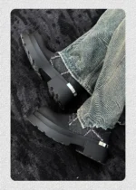 Туфли "HANQIAORIJI Fray Heel Derby" — изображение 19