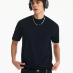 Футболка "NOFUNNULL Skinny Pleated T-Shirt"