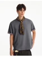 Футболка "NOFUNNULL Two Tone Modal T-Shirt" — изображение 3