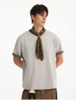Футболка "NOFUNNULL Two Tone Modal T-Shirt" — изображение 4