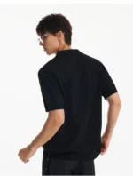 Футболка "NOFUNNULL Fitted Pleated Polo T-Shirt" — изображение 12