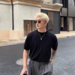 Футболка "Cui Layout Studio Slim Knit T-Shirt"