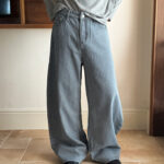 Джинсы "19 Studio Striped Wide Jeans"