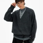 Свитер “MADWITCH Layered V-Neck Knit Sweater”