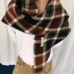 Шарф "CiKC Studio Vintage Plaid Cape"