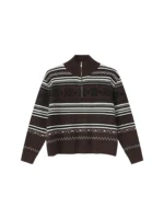 Свитер "MTL Studio Jacquard Half-Zip Knit" — изображение 7