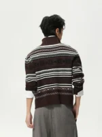 Свитер "MTL Studio Jacquard Half-Zip Knit" — изображение 2