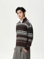 Свитер "MTL Studio Jacquard Half-Zip Knit" — изображение 5