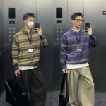 Свитер «PLTH Henry Stripe Knit»
