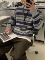 Свитер «PLTH Vintage Stripe Knit» — изображение 4